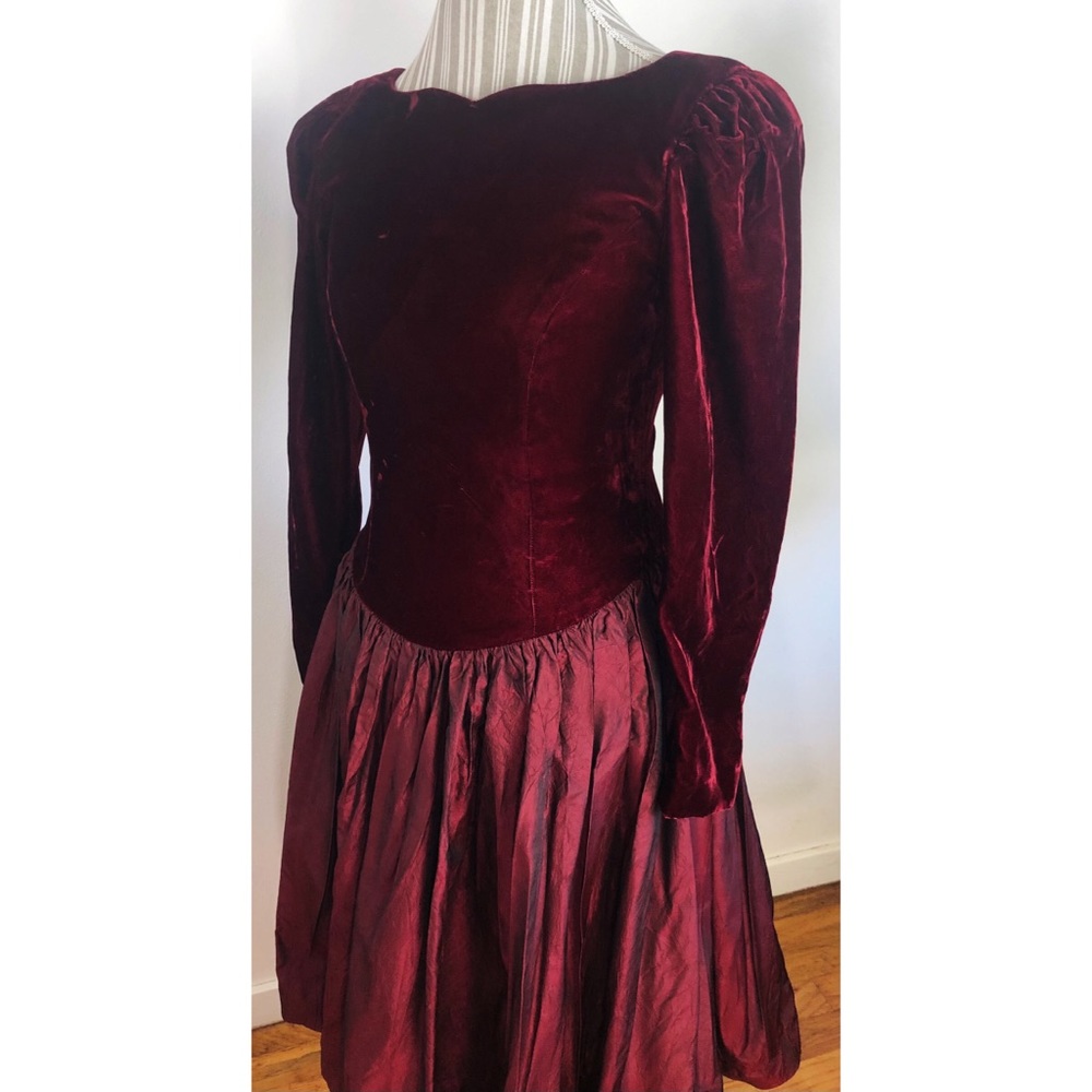 Vintage 90’s Velvet and Taffeta Dress